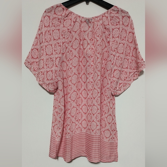 New Pink Tunic with Tassels  / Size 2X - Picture 2 of 9